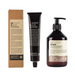 Kit Promoțional Insight: 2 Vopsele + Șampon Blând Emolient 400 ml la doar 10 lei