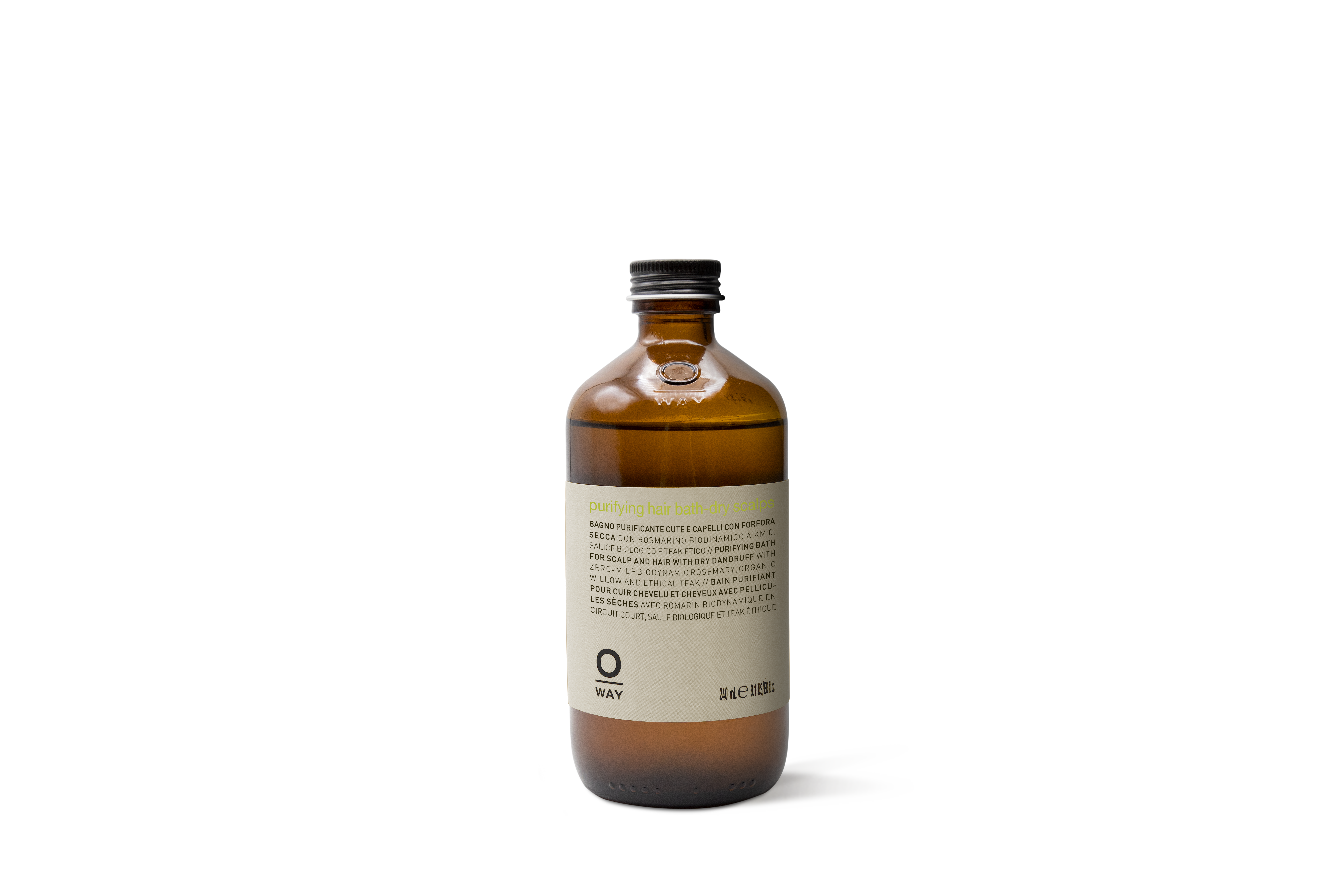 PURIFYING HAIR BATH_DRY SCALPS_240ML Purifying hair bath - dry scalps / Șampon purificant - scalp uscat - 240 ml - imagine 1