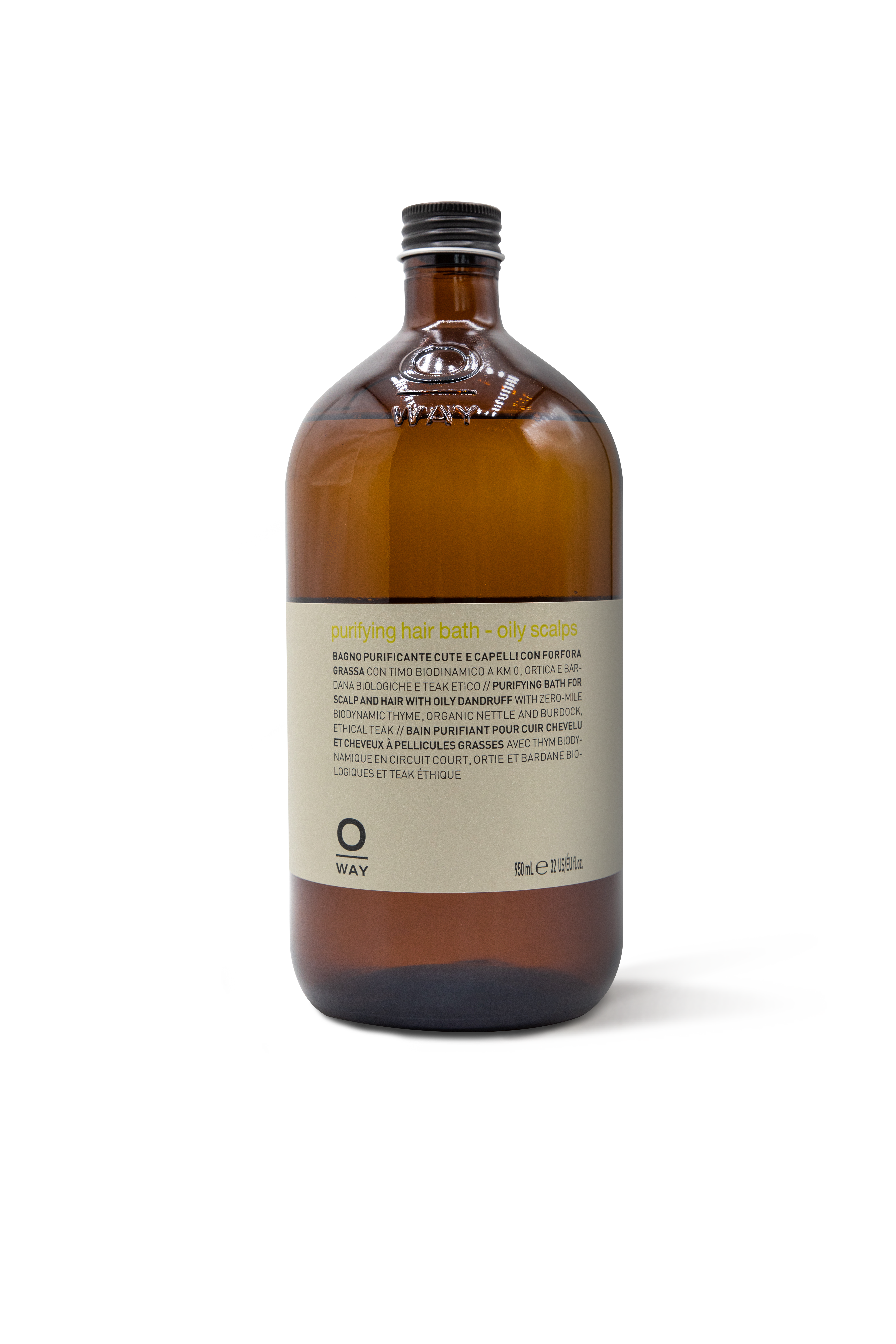 PURIFYING HAIR BATH_OILY SCALPS 950 Purifying hair bath - oily scalps / Șampon purificant - scalp gras - 950 ml - imagine 1