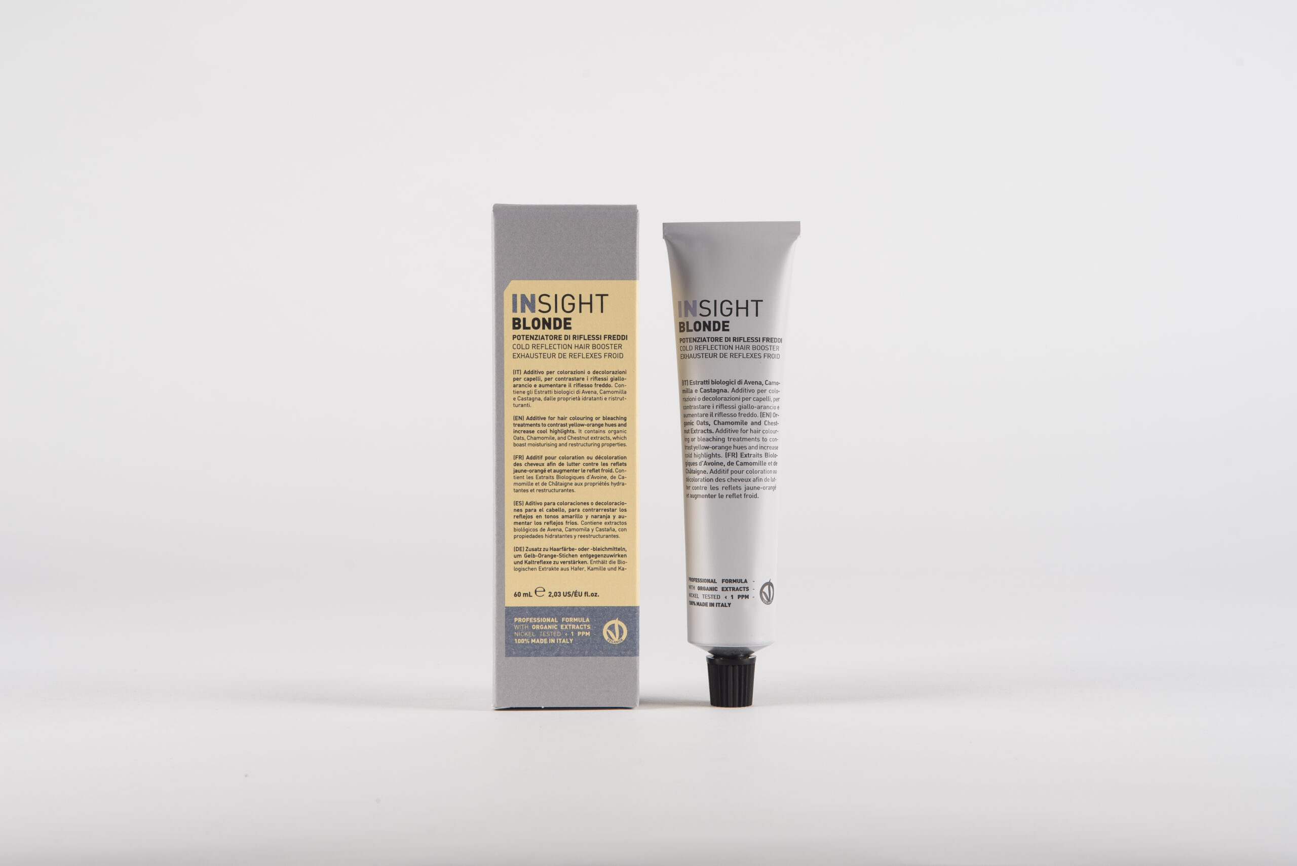373-insight-6820 INSIGHT Blonde Cold Reflections Hair Booster – Aditiv profesional pentru reflexe reci - imagine 1