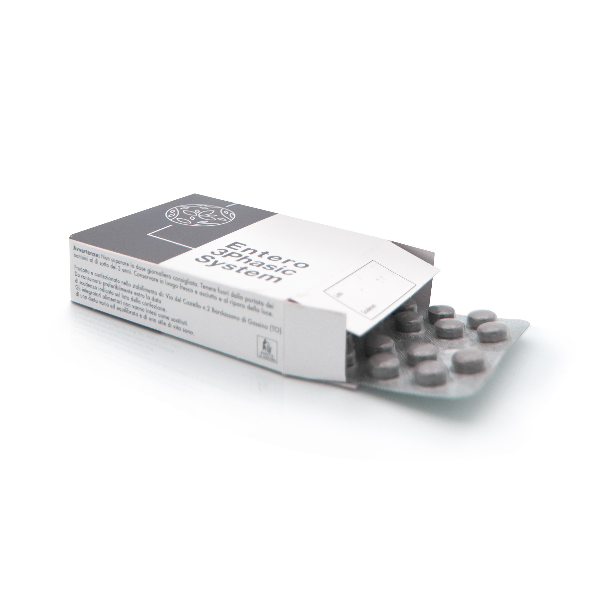 Entero 3Phasic Scatola aperta con compresse Entero 3Phasic System Home - Image 1