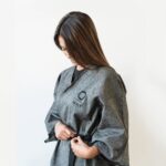 Regenerated Cotton Kimono / Kimono din bumbac regenerat - imagine 2