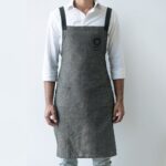 Regenerated Cotton Apron / Șort din bumbac regenerat - imagine 2
