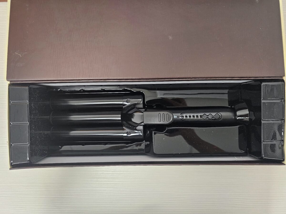 Ondulator trident cu turmalină pentru onduleuri și bucle - imagine 2
