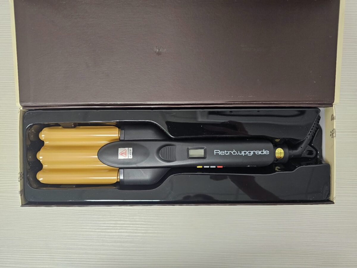 Ondulator trident cu turmalină - pentru onduleuri și bucle - imagine 2
