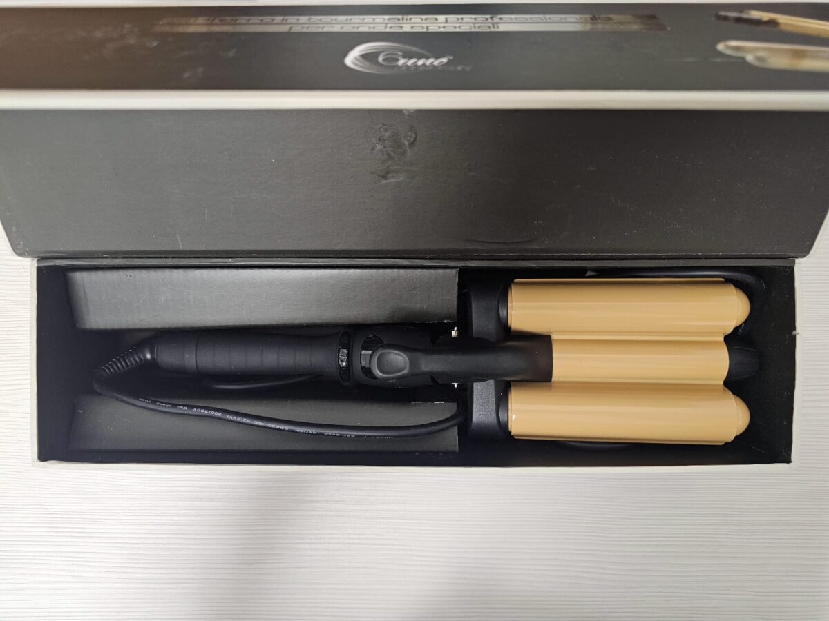 Ondulator triplu profesional cu turmalină pentru onduleuri speciale 25 mm - imagine 2